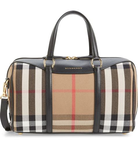 burberry alchester handbag|Burberry The Medium Alchester House Check Leather Satchel .